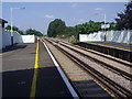 Railway lines from Tolworth station platform