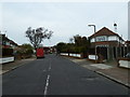 Looking back down Broomfield Avenue towards Lavington Road