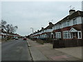 Looking east in Broomfield Avenue