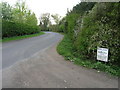 Minor road towards Skipwith