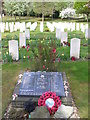 Memorial in the Aldershot Military Cemetery