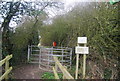 Kissing gate, Footpath to Bourneside Farm