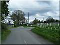 Lane junction near Oldcastle Heath