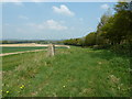 Trig point alongside Haven Road