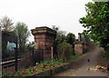 Railway bridge abutments at Trent Lane