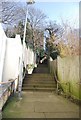 Steps from Stonefield Rd to Milward Rd