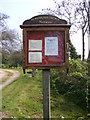 TG2022 : St.Botolph's Church, Hevingham Notice Board by Geographer
