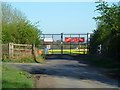 Emergency access gates to Manchester Airport