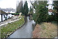 Man of Kent Beer garden by the River Bourne