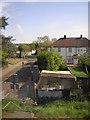 Manor Farm Road, Norbury, from the train