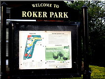 NZ4059 : Welcome to Roker Park by Stanley Howe