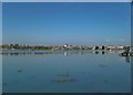 View across Haslar Lake - Gosport