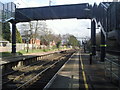 Looking up the line from Apsley station