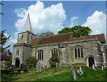 TQ9245 : The church of St. Nicholas, Pluckley by pam fray