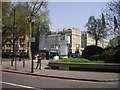 Holiday Inn sign at Corner of Ashburn Gardens and Cromwell Road