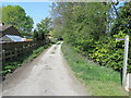 Track beside Addingham Primary School