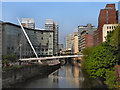 SJ8398 : River Irwell, Trinity Bridge by David Dixon