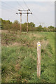 Pylons and Footpath Marker