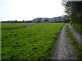 Walkers near Causeway Farm, near Laugharne