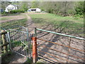 Footpath past stables near Abercrave