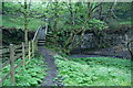 Footbridge below Red Lea Farm