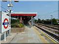 On Elm Park station platform