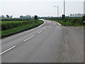 Looking SW along the A429 leaving Corston