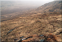 NM9564 : Moorland slopes on north side of Glen Gour by Trevor Littlewood