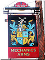 Mechanics Arms sign