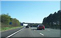 New lane crosses the M6 near Bilsborrow