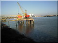 Jetty near the Thames Barrier