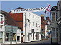 Dorking Banner and Flags