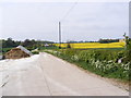 Footpath to the A1120 Saxtead Road & Entrance to Framlingham Hall