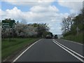 A44 - route confirmatory sign near The Cross Hands Inn