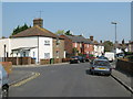 Road junction on Plantation Road, Faversham