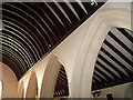 ST4050 : Arches and roof timbers, Chapel Allerton church by John Lord