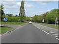 Dual carriageway ends on the A44