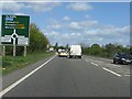 Evesham bypass - approaching the B4035 roundabout