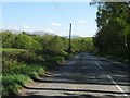 The B6352 heading for Yetholm