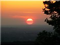 SU2381 : Sunset over Liddington by Brian Robert Marshall