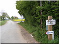 TM3160 : Bridleway to Moat Hall Farm by Geographer