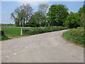 ST9396 : Road junction to the north of Culkerton by Nick Smith