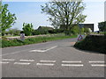ST9395 : Junction with the road to Ashley and Manor Farm by Nick Smith