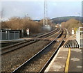 The view north from Neath railway station