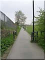 Footpath to Asda - from near Bradford Road