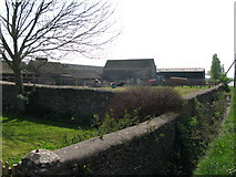 ST9283 : Farm buildings next to the A429, Corston by Nick Smith