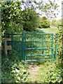 Kissing Gate of the footpath to Bruisyard Road