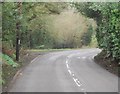 Bend in the A267 north of Horam