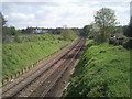 Looking east from Vale Road, Northfleet