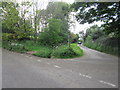 Redesmere Lane/Fanshawe Lane junction